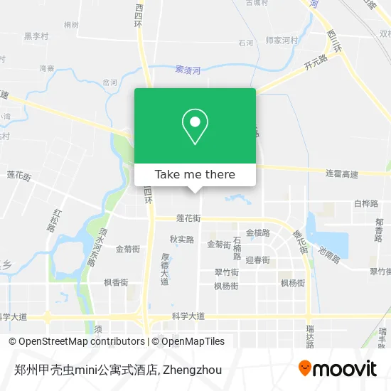 郑州甲壳虫mini公寓式酒店 map