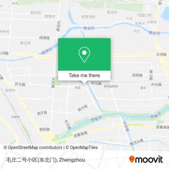 毛庄二号小区(东北门) map