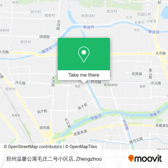 郑州温馨公寓毛庄二号小区店 map