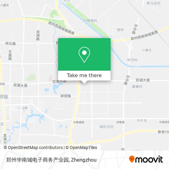 郑州华南城电子商务产业园 map