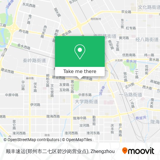 顺丰速运(郑州市二七区碧沙岗营业点) map