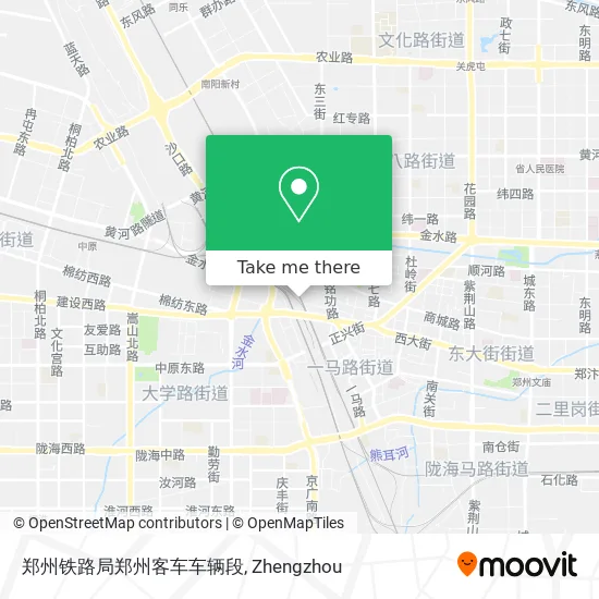 郑州铁路局郑州客车车辆段 map