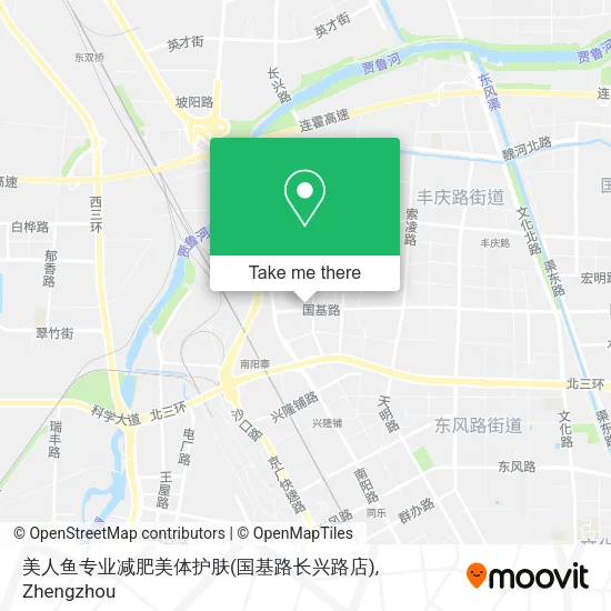 美人鱼专业减肥美体护肤(国基路长兴路店) map