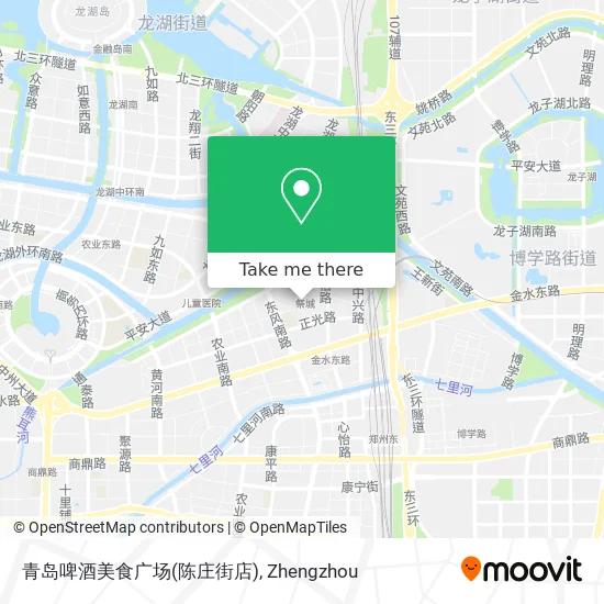 青岛啤酒美食广场(陈庄街店) map