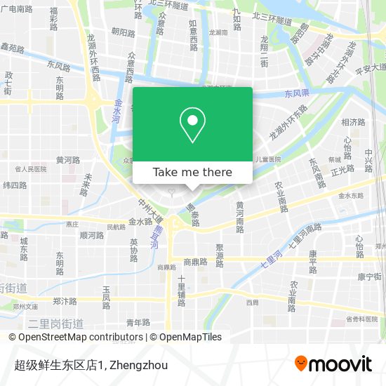 超级鲜生东区店1 map
