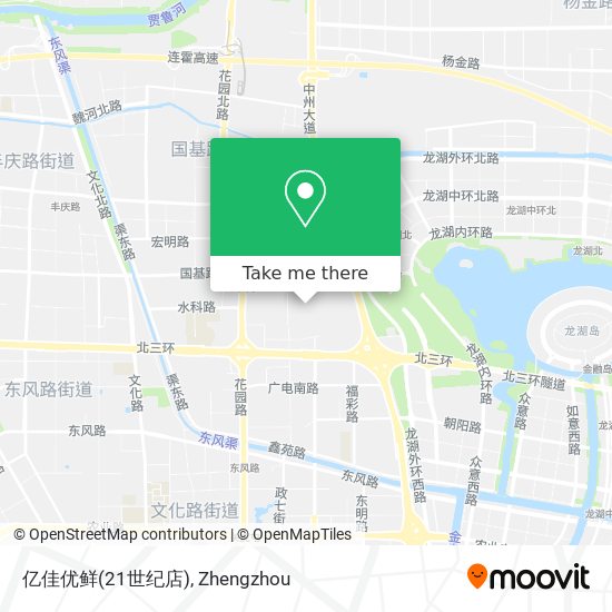 亿佳优鲜(21世纪店) map