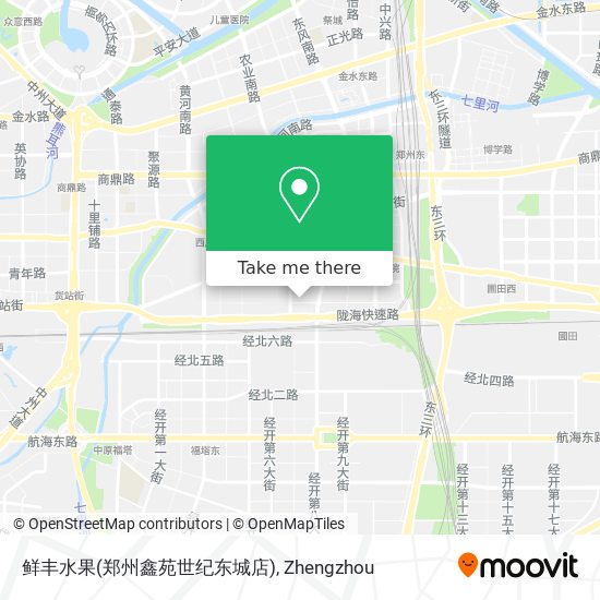 鲜丰水果(郑州鑫苑世纪东城店) map