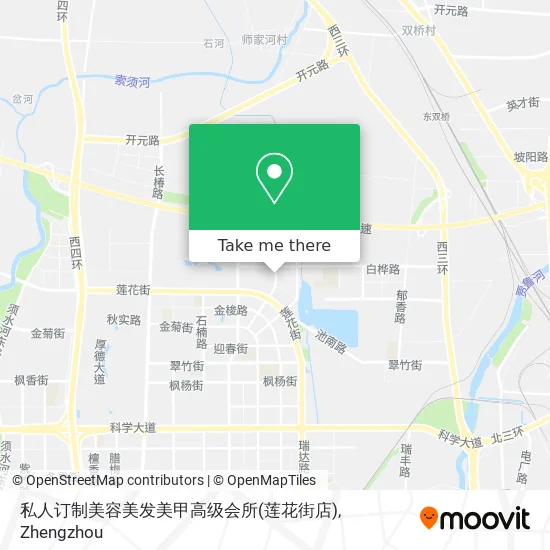 私人订制美容美发美甲高级会所(莲花街店) map