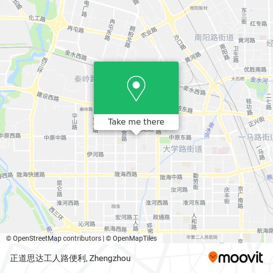 正道思达工人路便利 map