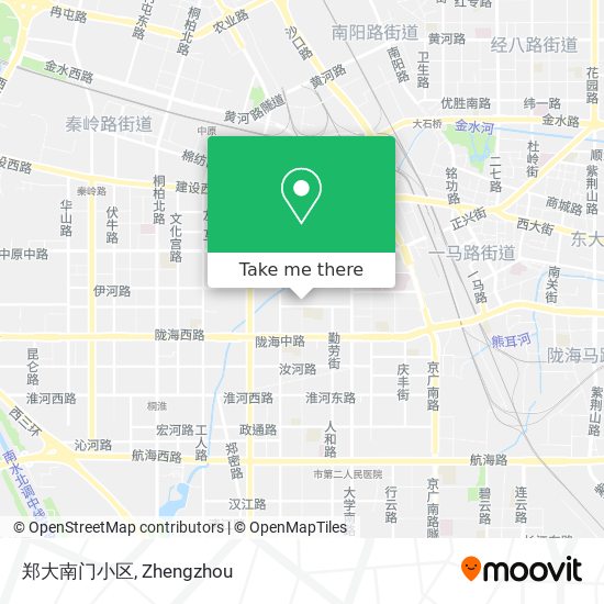 郑大南门小区 map