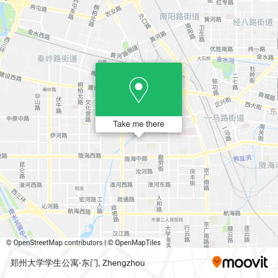 郑州大学学生公寓-东门 map