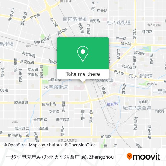 一步车电充电站(郑州火车站西广场) map
