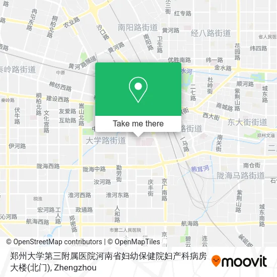 郑州大学第三附属医院河南省妇幼保健院妇产科病房大楼(北门) map