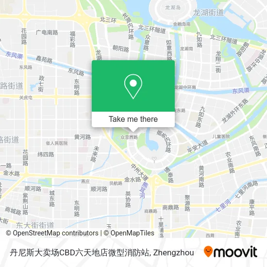 丹尼斯大卖场CBD六天地店微型消防站 map