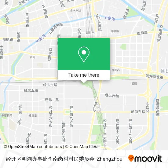 经开区明湖办事处李南岗村村民委员会 map