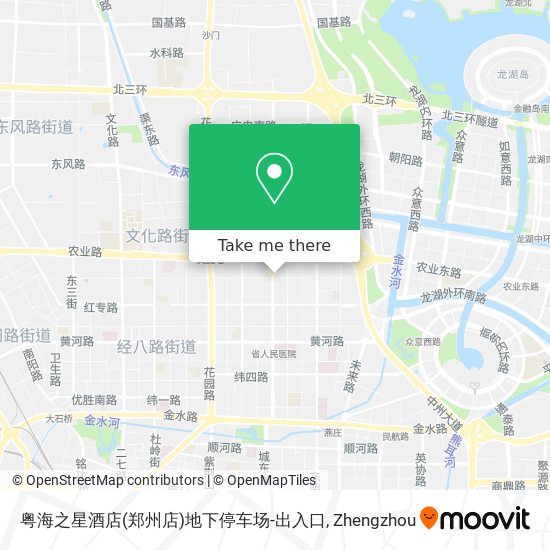 粤海之星酒店(郑州店)地下停车场-出入口 map