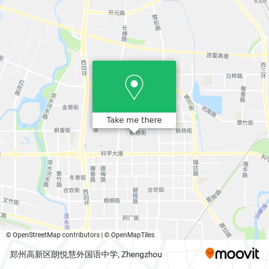 郑州高新区朗悦慧外国语中学 map