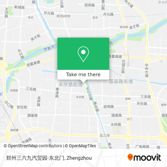 郑州三六九汽贸园-东北门 map