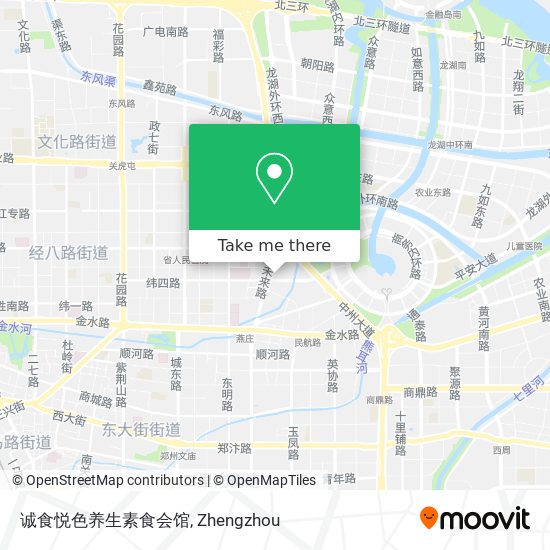 诚食悦色养生素食会馆 map