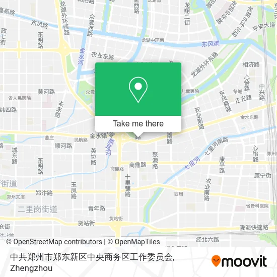 中共郑州市郑东新区中央商务区工作委员会 map