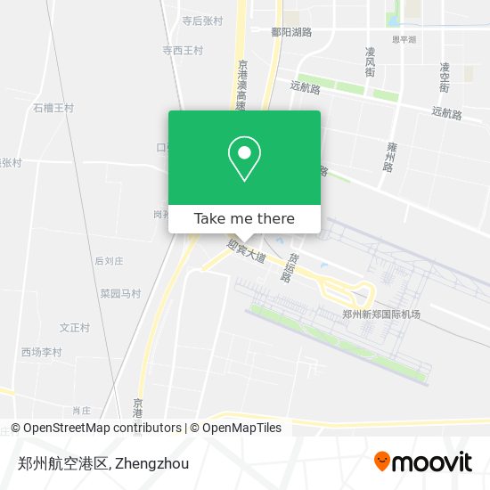 郑州航空港区 map