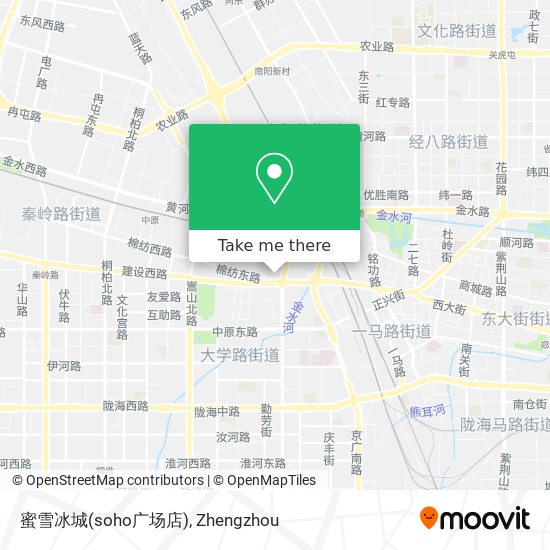 蜜雪冰城(soho广场店) map