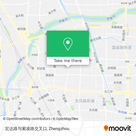 宏达路与索凌路交叉口 map