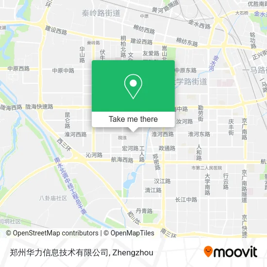 郑州华力信息技术有限公司 map