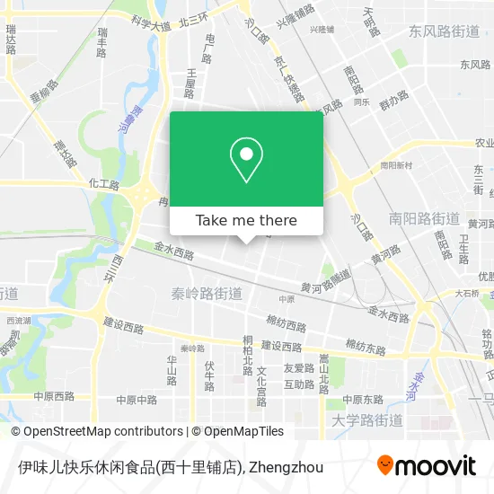 伊味儿快乐休闲食品(西十里铺店) map