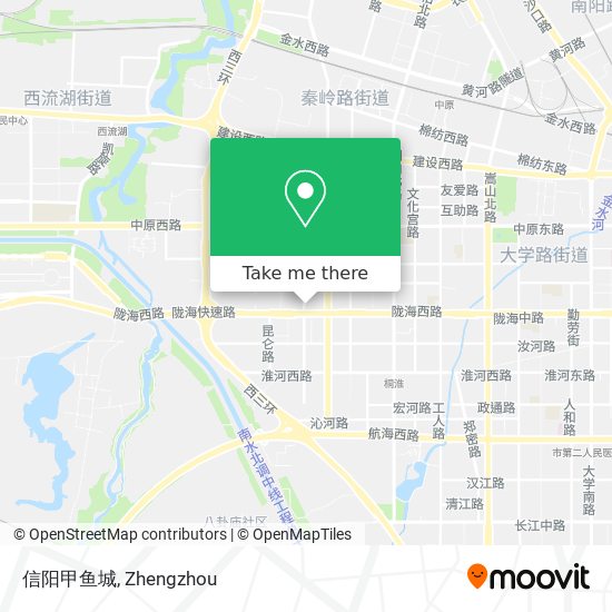 信阳甲鱼城 map