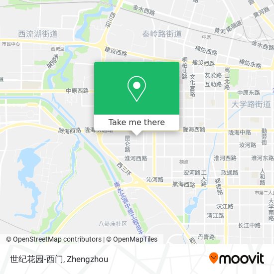 世纪花园-西门 map