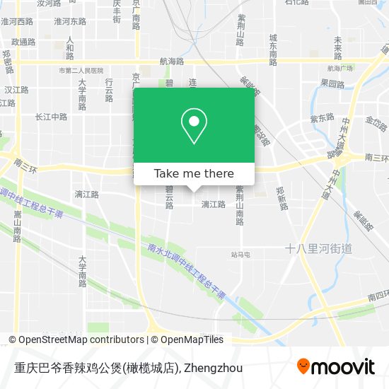 重庆巴爷香辣鸡公煲(橄榄城店) map