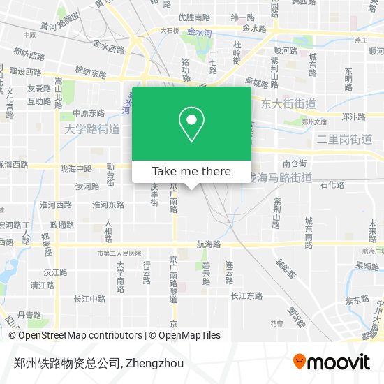 郑州铁路物资总公司 map