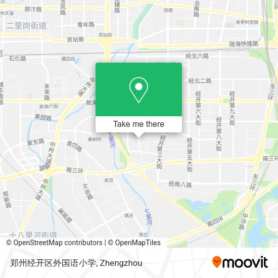 郑州经开区外国语小学 map