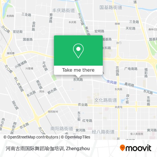 河南古雨国际舞蹈瑜伽培训 map