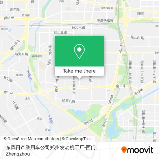 东风日产乘用车公司郑州发动机工厂-西门 map