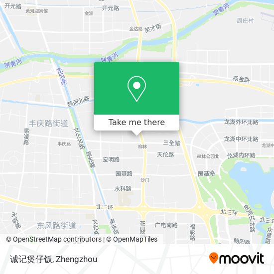 诚记煲仔饭 map