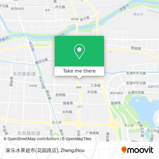 家乐水果超市(花园路店) map