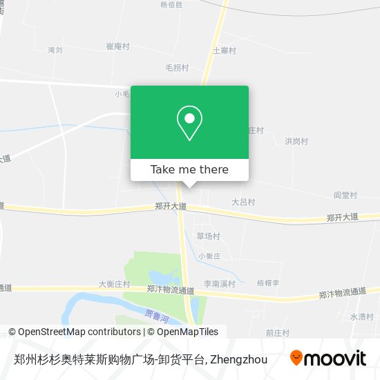 郑州杉杉奥特莱斯购物广场-卸货平台 map