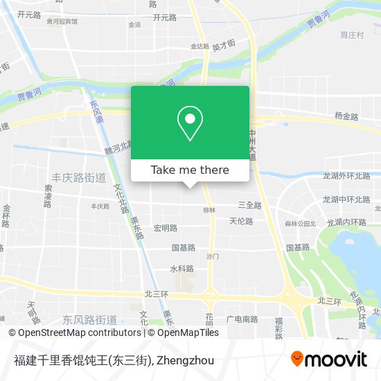 福建千里香馄饨王(东三街) map
