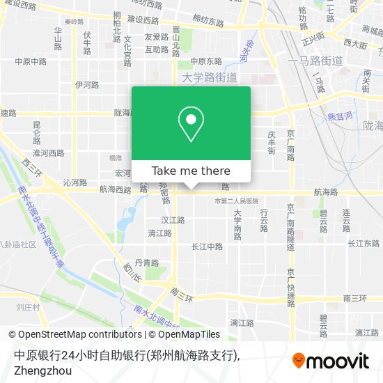 中原银行24小时自助银行(郑州航海路支行) map