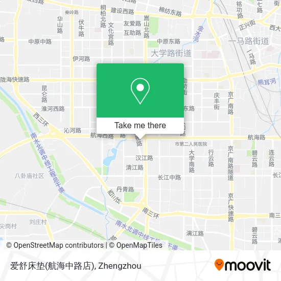 爱舒床垫(航海中路店) map