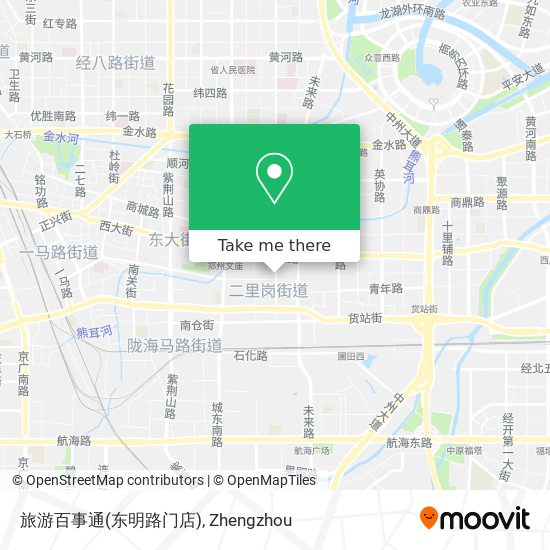 旅游百事通(东明路门店) map