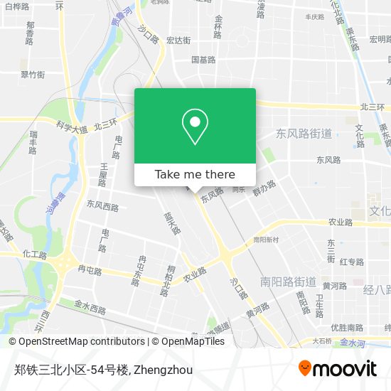 郑铁三北小区-54号楼 map