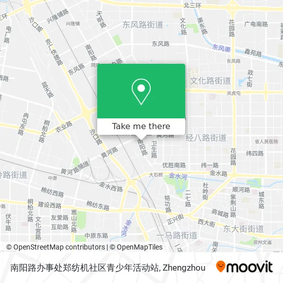 南阳路办事处郑纺机社区青少年活动站 map