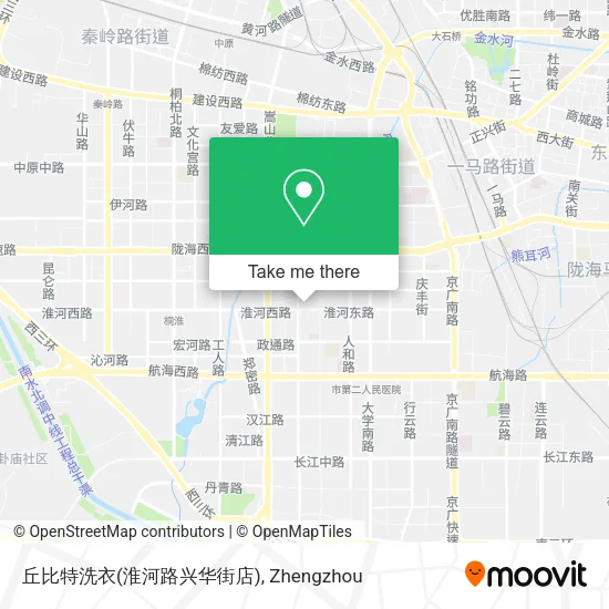 丘比特洗衣(淮河路兴华街店) map