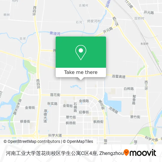 河南工业大学莲花街校区学生公寓C区4座 map