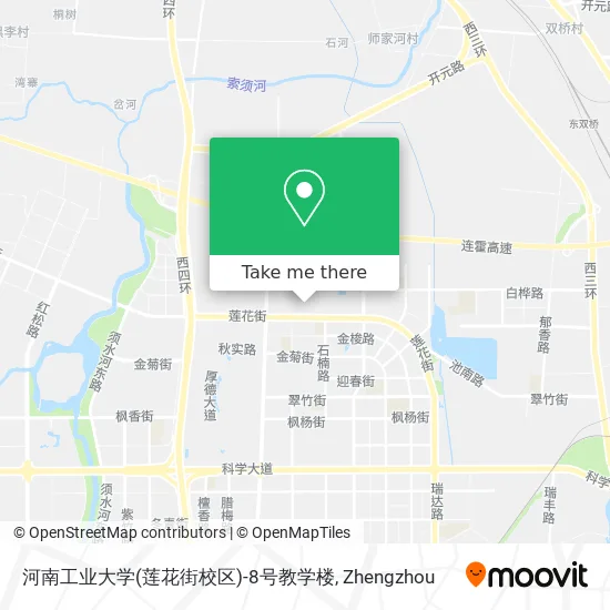 河南工业大学(莲花街校区)-8号教学楼 map
