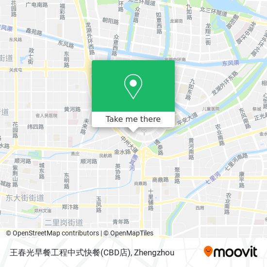王春光早餐工程中式快餐(CBD店) map