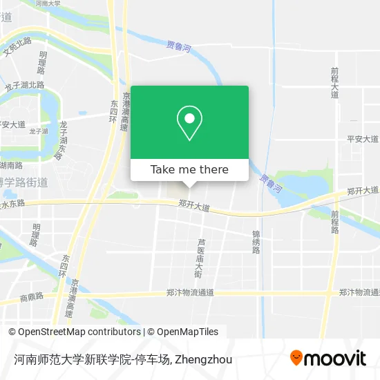 河南师范大学新联学院-停车场 map